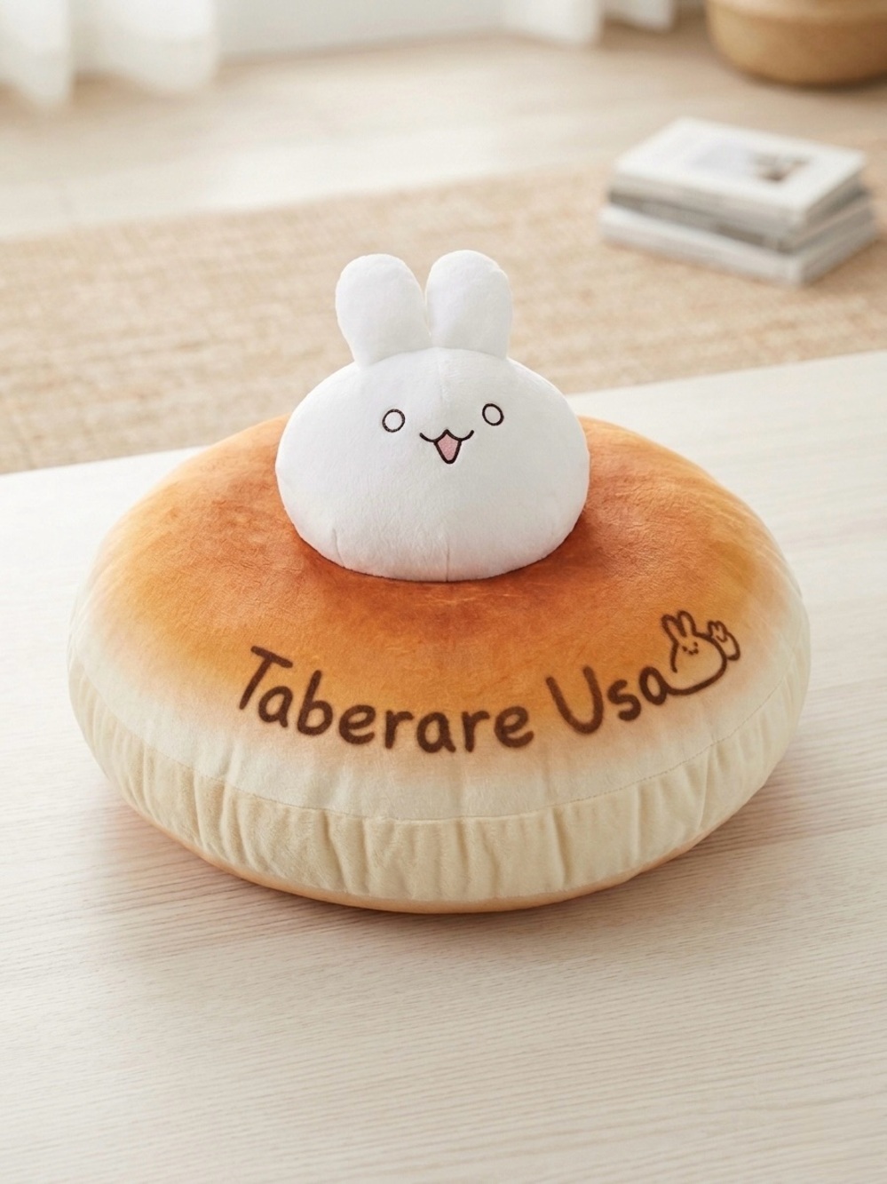 Taberare Usa Rabbit Pancake Plush Cushion – Taito Japan Cute Kawaii